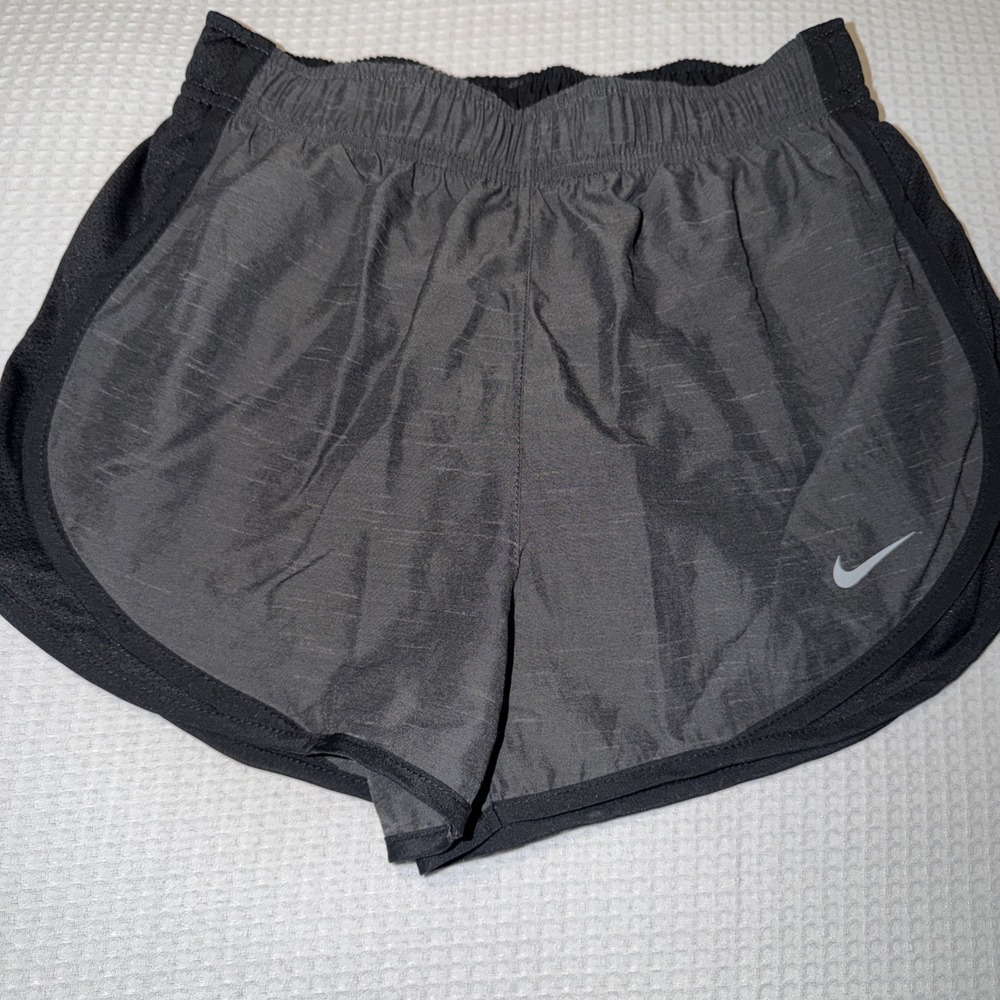 Nike Dri-Fit Women's Running Shorts W/liner Black/grey Sz XS